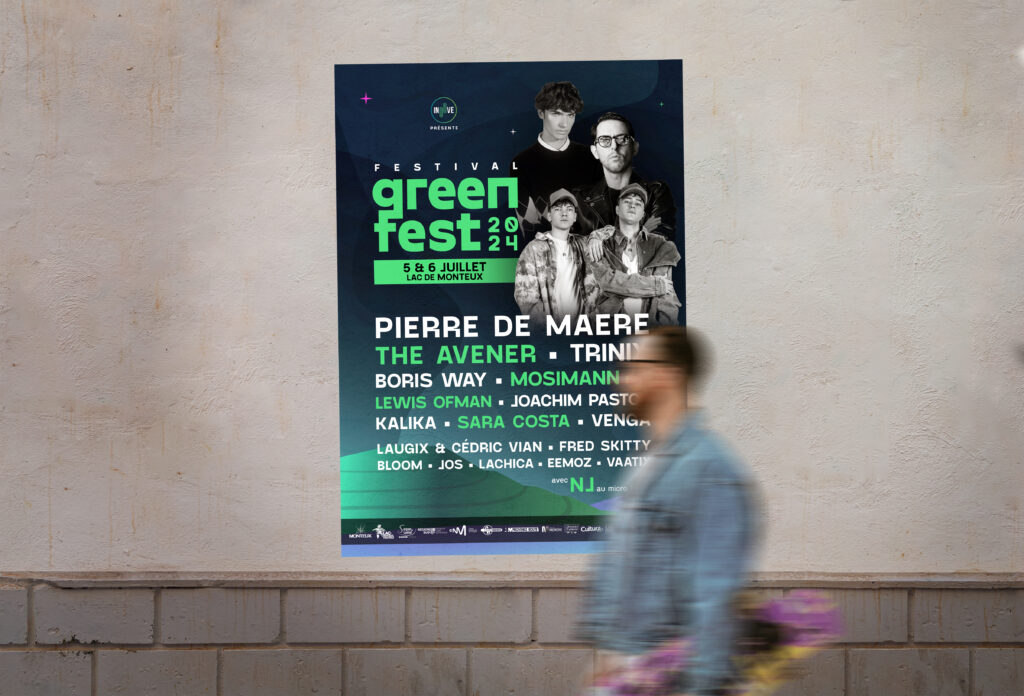 affiche green fest 2024 agence 23